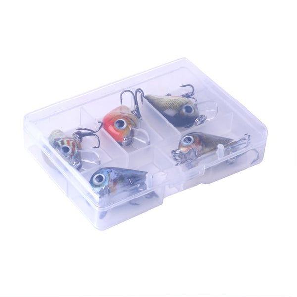 Mini Crankbait Fishing Lures 2.7 CM 1.5 G Bait Boxed Set