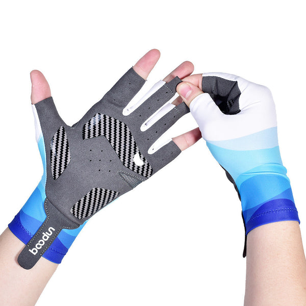 Silicone Anti-Slip Fishing Gloves Outdoor Ice Silk Lure Gloves