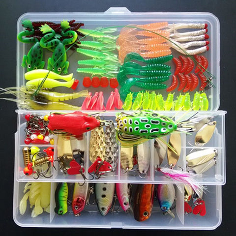 Classic Freshwater and Seawater Soft Bait Lures Set