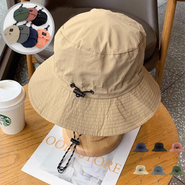 Foldable Fisherman Hat Summer Quick-Drying Waterproof Outdoor Sunhat