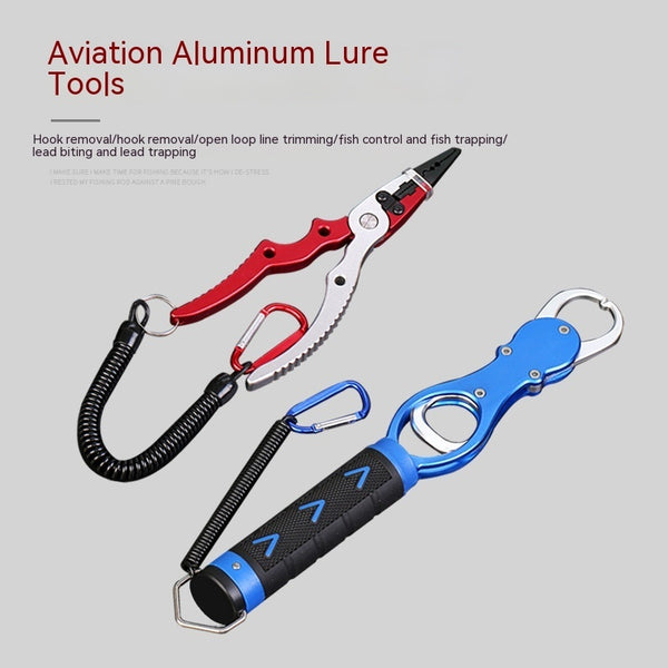 Aviation Aluminum Fish Grip Tool With Scale