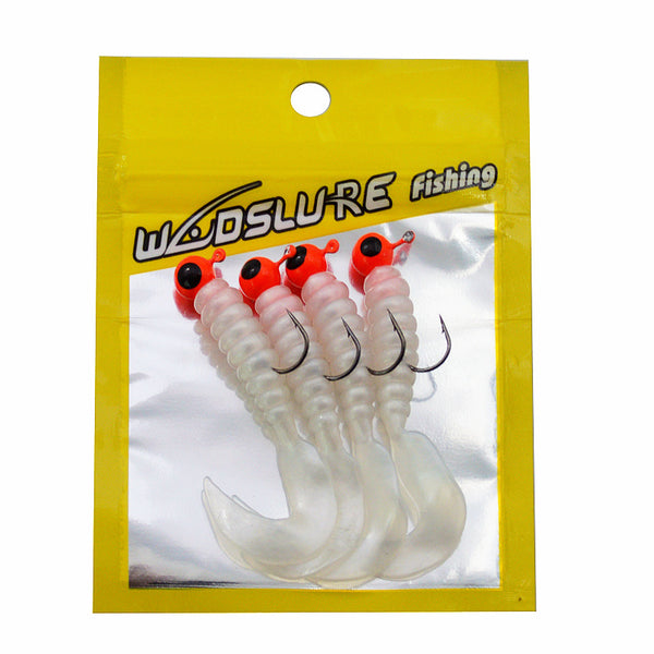 Soft Bait Fake Lead Head Fishing Hook