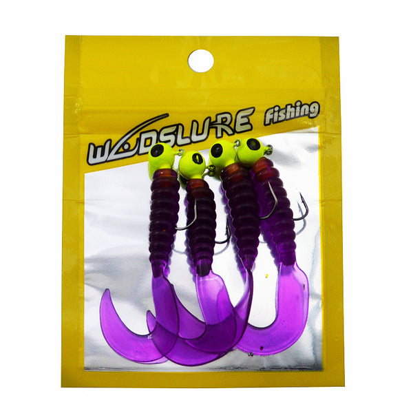 Soft Bait Fake Lead Head Fishing Hook