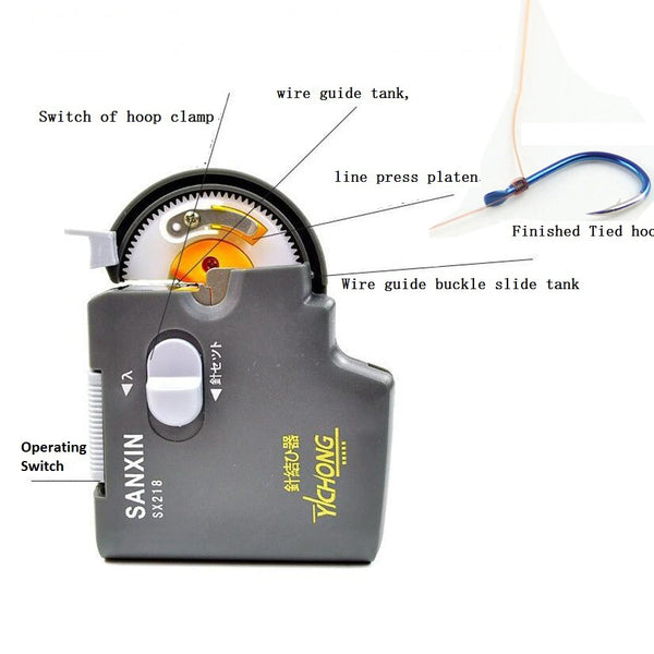Portable Electric Automatic Hook Tier Fishing Machine