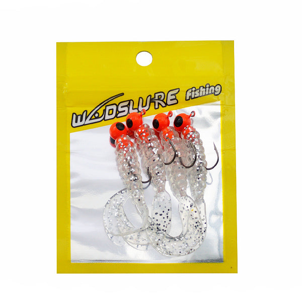 Soft Bait Fake Lead Head Fishing Hook