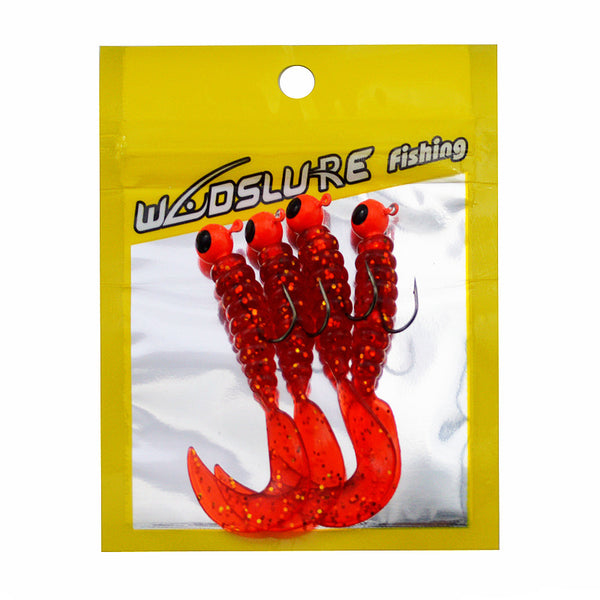 Soft Bait Fake Lead Head Fishing Hook